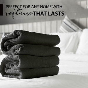 100% Cotton Bath Towels, 24x48 Pack of 6 Towels, Q...