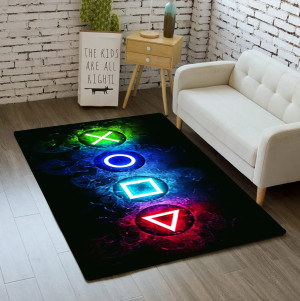 Gaming Area Rugs for Boys Cool Game Style Bedroom,...