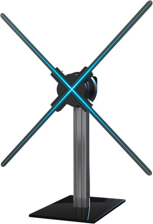 Missyou 3D Hologram Fan Desktop Stand with Tempere...