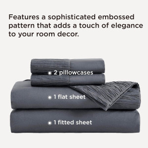 Bedsure Queen Sheet Set - 4 Pieces Soft Queen Size...