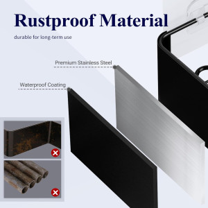 Kitsure Large Shower Caddy - 2 Pack Adhesive Showe...