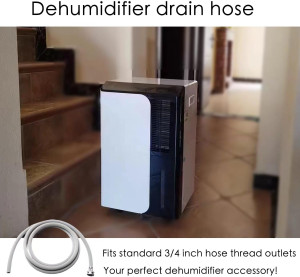 Dehumidifier Hose for Drainage 3/4" FHT, with Prem...