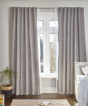 Umbra Twilight Double Curtain Rod Set, 48-88", Nic...