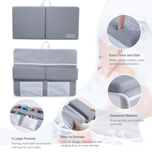 beiens Bath Kneeler and Elbow Rest Pad Set - 1.5''...