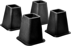 HOME IT 5 to 6-inch Super Quality Black Bed Risers...