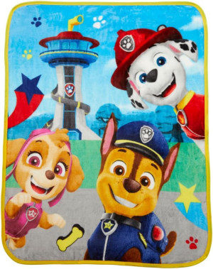 Franco Paw Patrol Kids Bedding Super Soft Silk Tou...