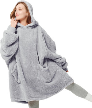 Bedsure Wearable Blanket Hoodie Gifts for Women -...