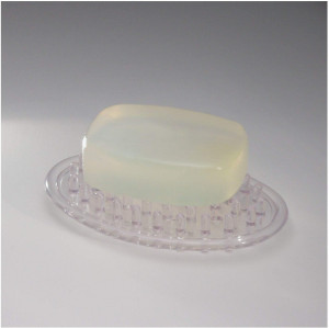 iDesign Plastic Soap Saver, Holder Tray for Bathro...