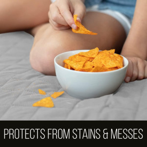 Sofa Shield Patented Loveseat Slip Cover, Large Cu...