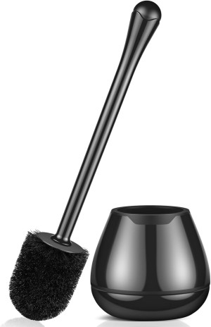 Toilet Brush and Holder, Toilet Bowl Brush and Hol...