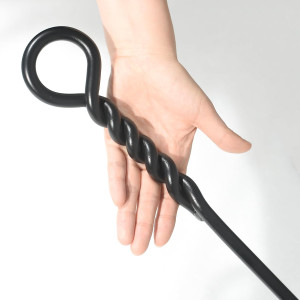 Fire Poker for Fire Pit, 40”Twisted Rope Design Fi...