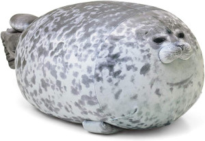 MerryXD Chubby Blob Seal Pillow,Stuffed Cotton Plu...