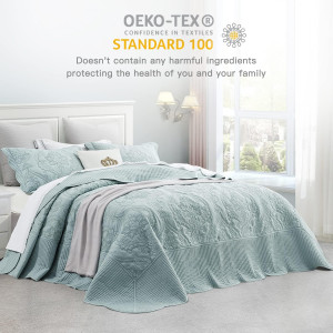 CHIXIN Oversized Bedspread Coverlet Set King Size...