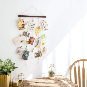 Mkono Hanging Photo Display Pictures Holders with...