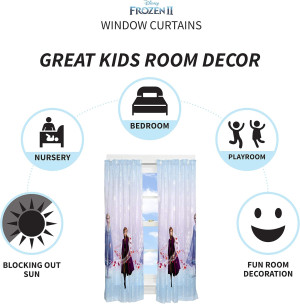 Franco Kids Window Curtain Panels Drapes Set, 82 i...