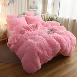XeGe Plush Shaggy Duvet Cover, Luxury Ultra Soft C...