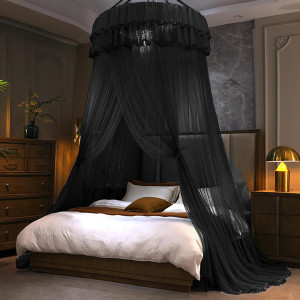 Kertnic Mosquito Net Bed Canopy for Girls, Princes...