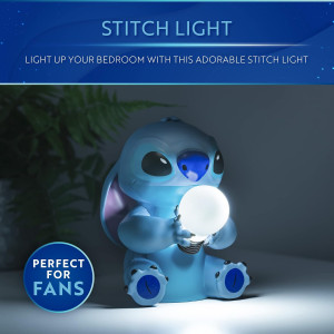 Paladone Stitch Light, Lilo and Stitch Lamp, Bedsi...