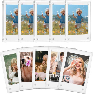 10 Pack Acrylic Polaroid Refrigerator Magnet Pictu...