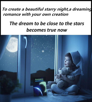 Aooyaoo Glow in The Dark Stars Wall Stickers, Glow...