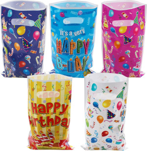 25 Pcs Kids Party Favors Bags, Birthday Goodie Can...