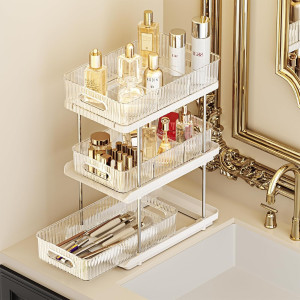 ESTHELLO 3-Tier Bathroom Counter Organizer: Vertic...