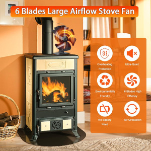Wood Stove Fan Heat Powered Stove Fan Heater Fan F...