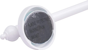 WL.Rocaille Magnetic Curtain Rods for Metal Doors...