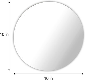 Suwimut Set of 12 Round Mirror Trays, 10 Inch Circ...