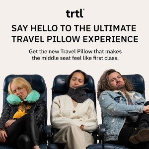 trtl Travel and Airplane Pillow - Real Sleeping Ex...