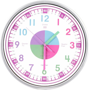 OWLCONIC Telling Time Teaching Clock for Kids Cloc...