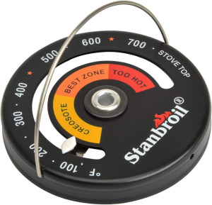 Stanbroil Wood Stove Top Surface Thermometer, Magn...
