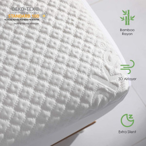 King Size Waterproof Mattress Protector Rayon from...
