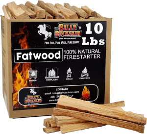 10 lbs. Fatwood Fire Starter Sticks, Perfect Fire...