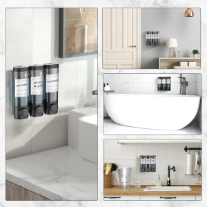 Shampoo and Conditioner Dispenser,Unisense Shower...
