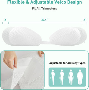 Pregnancy Pillow Cooling for Sleeping, Detachable...