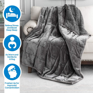 Cottonblue Weighted Blanket 15 lbs Queen Size 60x8...