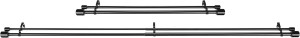 Amazon Basics Adjustable 1 Inch Double Curtain Rod...