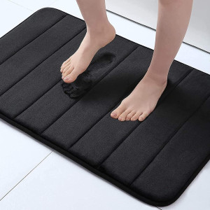 Buganda Memory Foam Bath Mat Rug, 24" x 16", Ultra...