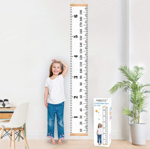 Mibote Baby Growth Height Chart Handing Ruler Wall...