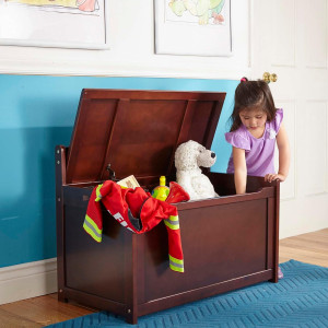 Melissa & Doug Wooden Toy Chest - Espresso