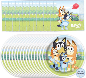 Unique Bluey Birthday Party Supplies | Serves 16 |...