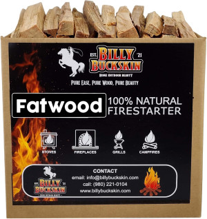 Billy Buckskin 10 lbs. Fatwood Fire Starter Sticks...