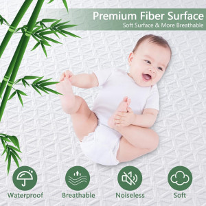 Premium 100% Waterproof Mattress Protector Queen S...