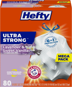 Hefty Ultra Strong 13 Gallon Trash Bags, Tall Kitc...