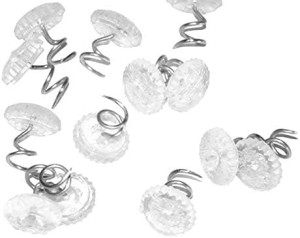 30 Pcs Twist Pins Upholstery Clear Heads Slip Cove...