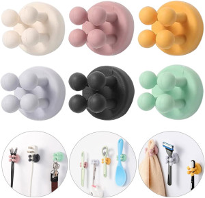 iBetterLife 6 Pcs Silicone Toothbrush Holders - Mu...