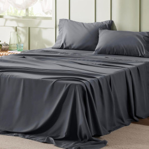 Bedsure Queen Sheets Grey - Soft Sheets for Queen...