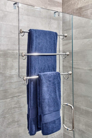 iDesign Over the Door Towel Rack, The York Collect...