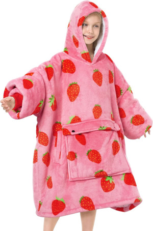 Narecte Kids Blanket Hoodie Kids Hoodie Blanket Ki...
